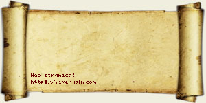 Žanka Ćosić vizit kartica